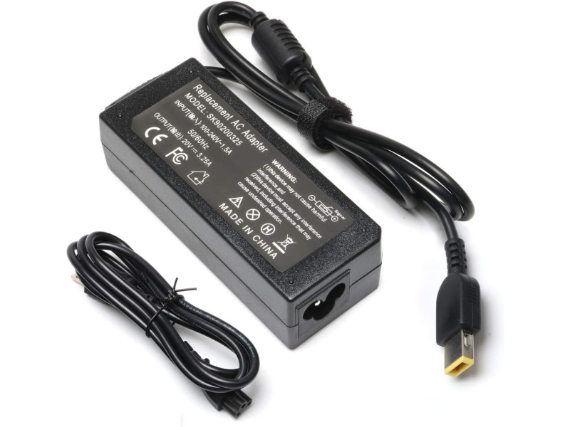 UL CERTIFIED AC ADAPTER 20V 3.25A 65W *INCLUDES POWER CORD*