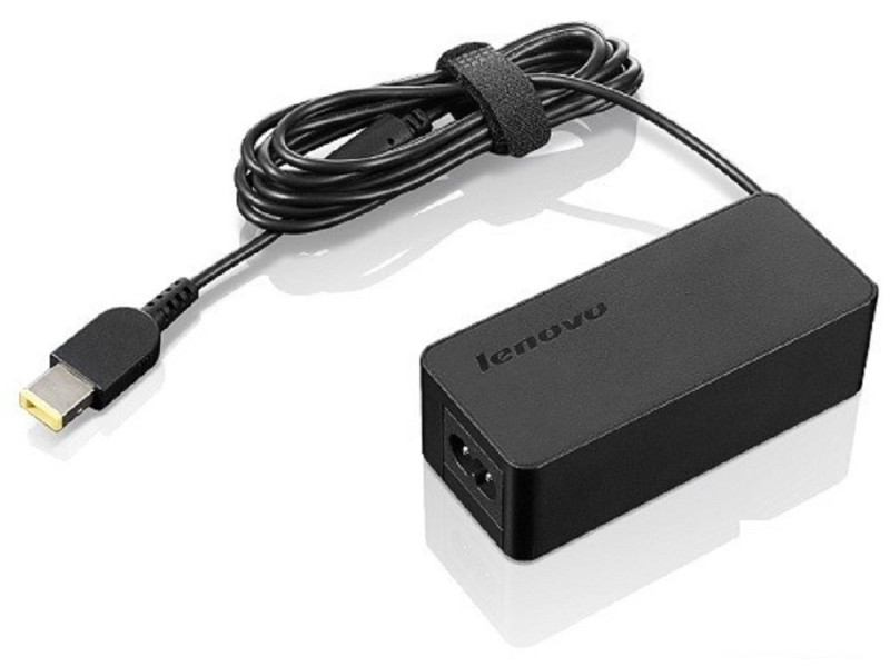 ORIGINAL AC ADAPTER 20V 2.25A 45W SQUARE YELLOW TIP *INCLUDES POWER CORD*