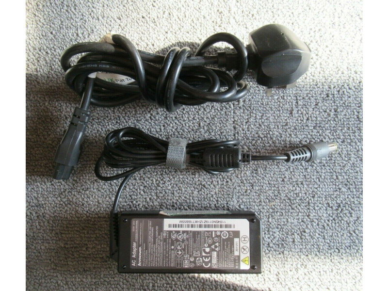 UL CERTIFIED AC ADAPTER 20V 3.25A 65W *INCLUDES POWER CORD*