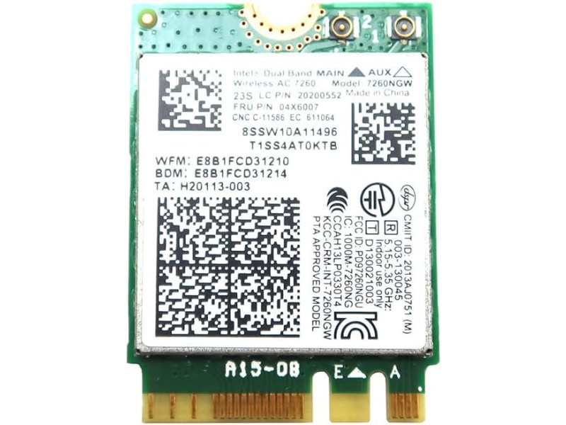 WIFI/BLUETOOTH WIRELESS CARD