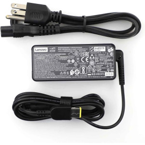 AC ADAPTER 20V 2.25A 45W SQUARE YELLOW TIP 3P UL CERTIFIED GENERIC *INCLUDES POWER CORD*